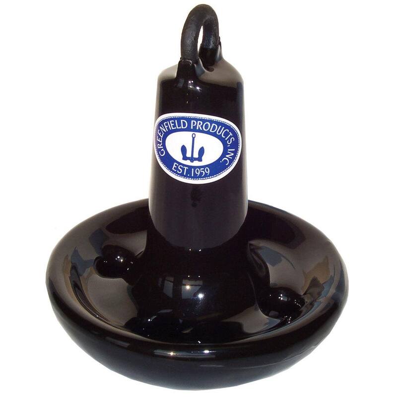 Greenfield Products Economy Vinyl Coated Mushroom Anchor - Black, 10 lb. - 510-E
