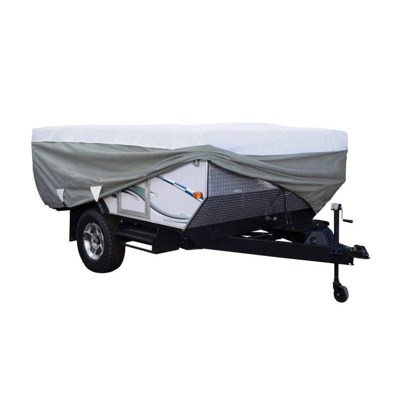 Classic Accessories PolyPro3 14 to 16 ft. Folding Camping Trailer Cover - 80-041-173106-00