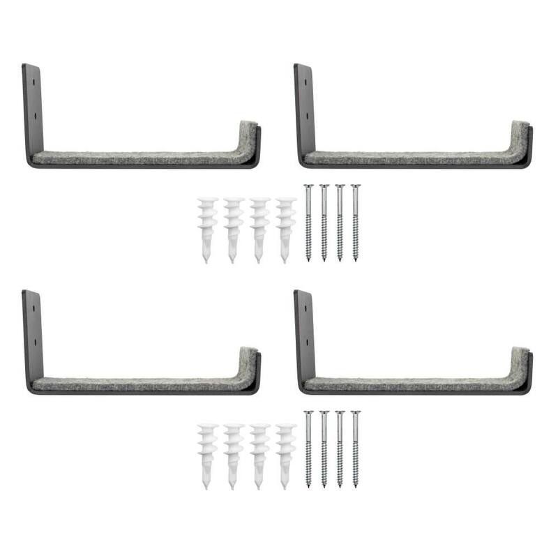 Extreme Max Minimalist Wall-Mount Naked Surfboard Rack / Display Mount - 2-Set Value Pack - 3006.8438.2