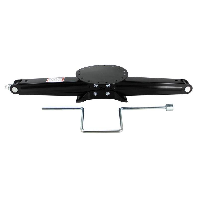 Quick Products RV Stabilizing and Leveling Scissor Jack, 5,000 lbs. Max, 30 in. - Pair - QP-RVJ-S30-2PK