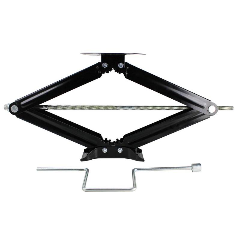 Quick Products RV Stabilizing and Leveling Scissor Jack, 5,000 lbs. Max, 30 in. - Pair - QP-RVJ-S30-2PK