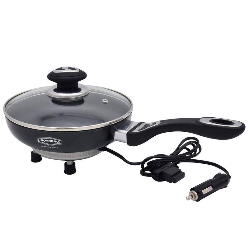 RoadPro 12-Volt Portable Frying Pan with Non-Stick Surface - RPFP335NS
