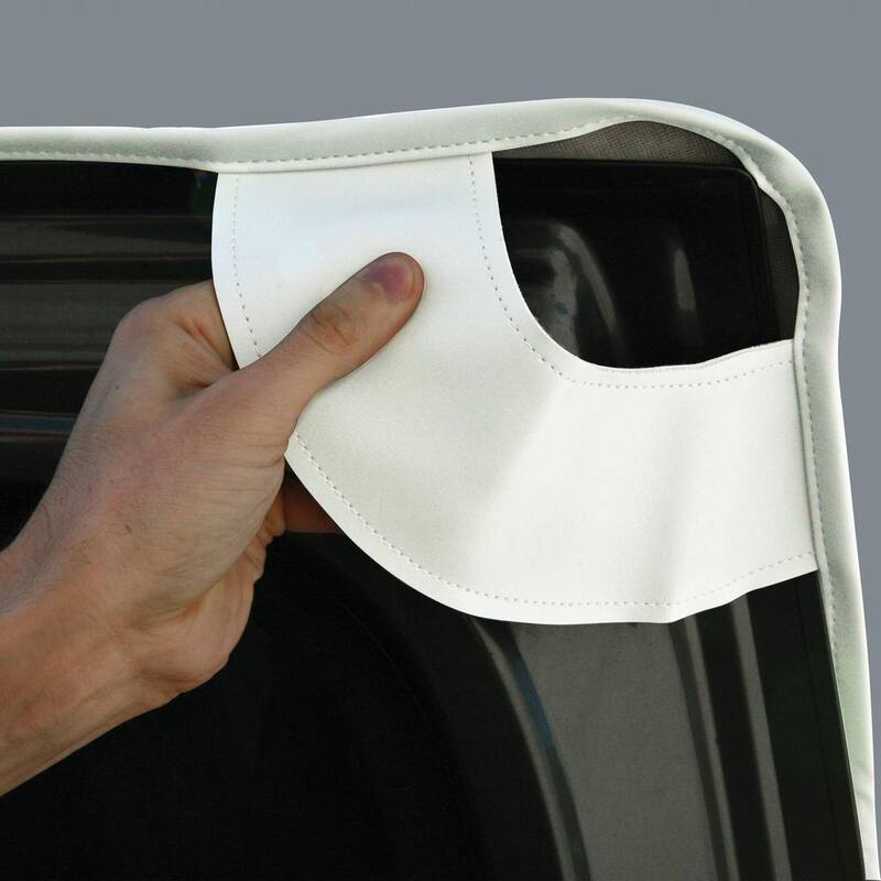 Classic Accessories Overdrive RV Windshield Cover for Ford Transit 16 to Current in White - 80-418-222801-RT