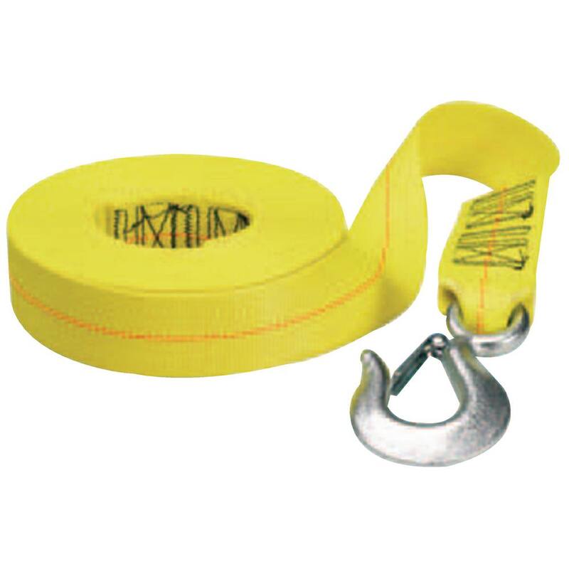 Fulton 2 in. x 20 ft. Winch Strap and Hook - WS20HD0600