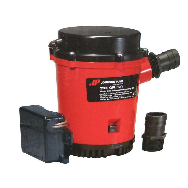 Johnson Pump Auto Pump with Ultima Switch - 2200 GPH, 12-Volt - 02274-001