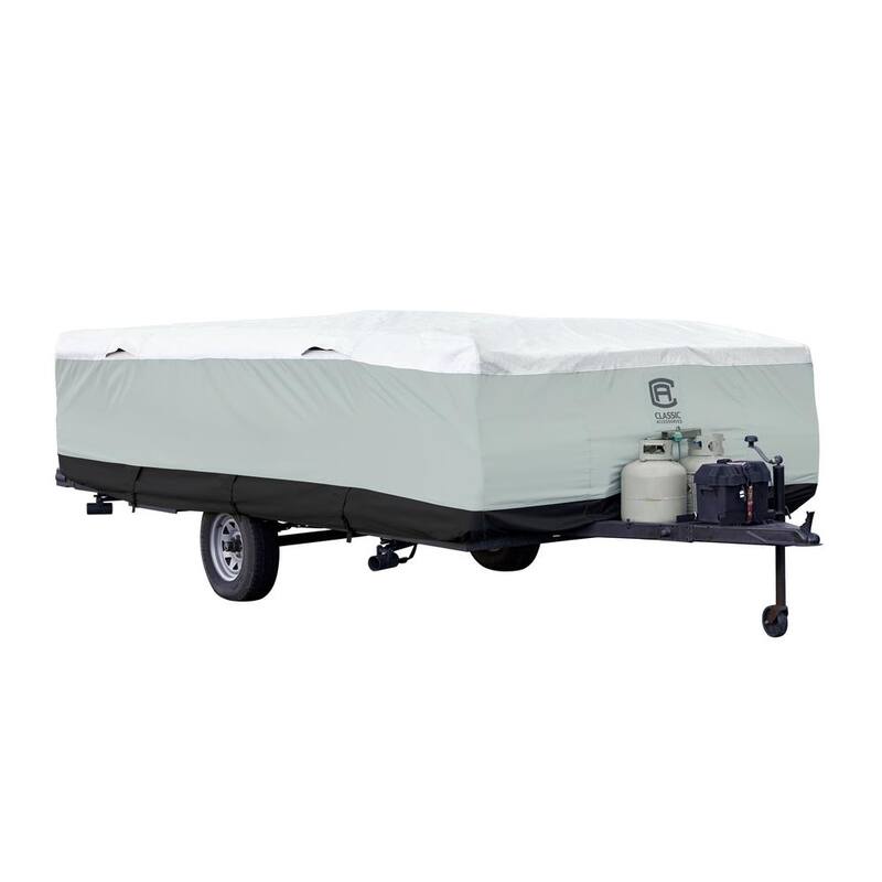 Classic Accessories SkyShield 156 in. L x 88 in. W x 42 in. H Folding RV Camper Cover - 80-468-153101-EX