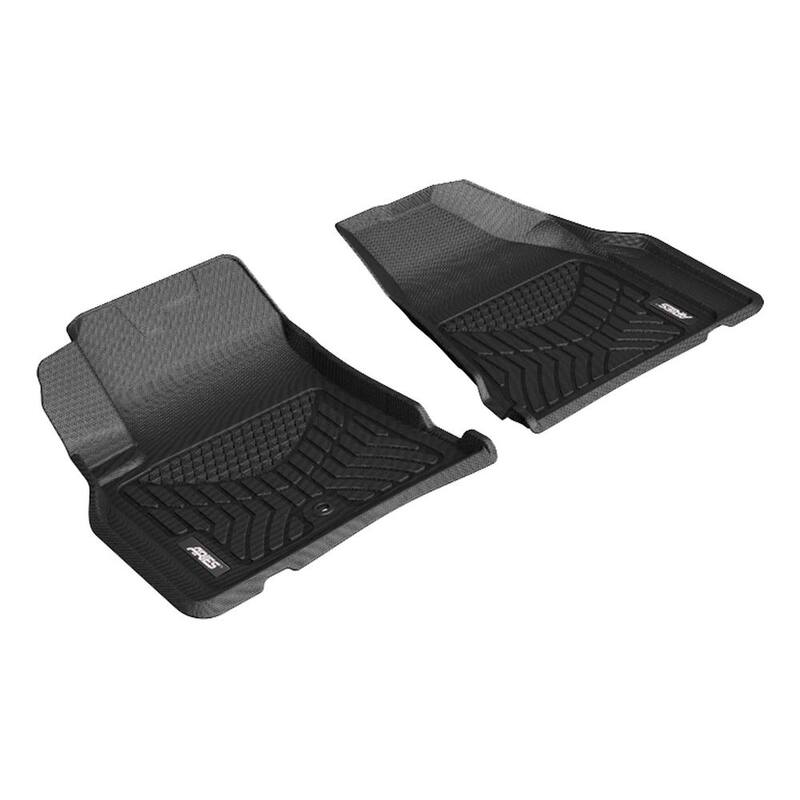 Aries StyleGuard XD Black Custom Heavy Duty Floor Liners, Select Buick Enclave, Chevrolet Traverse, GMC Acadia, 1st Row Only - CH01911809