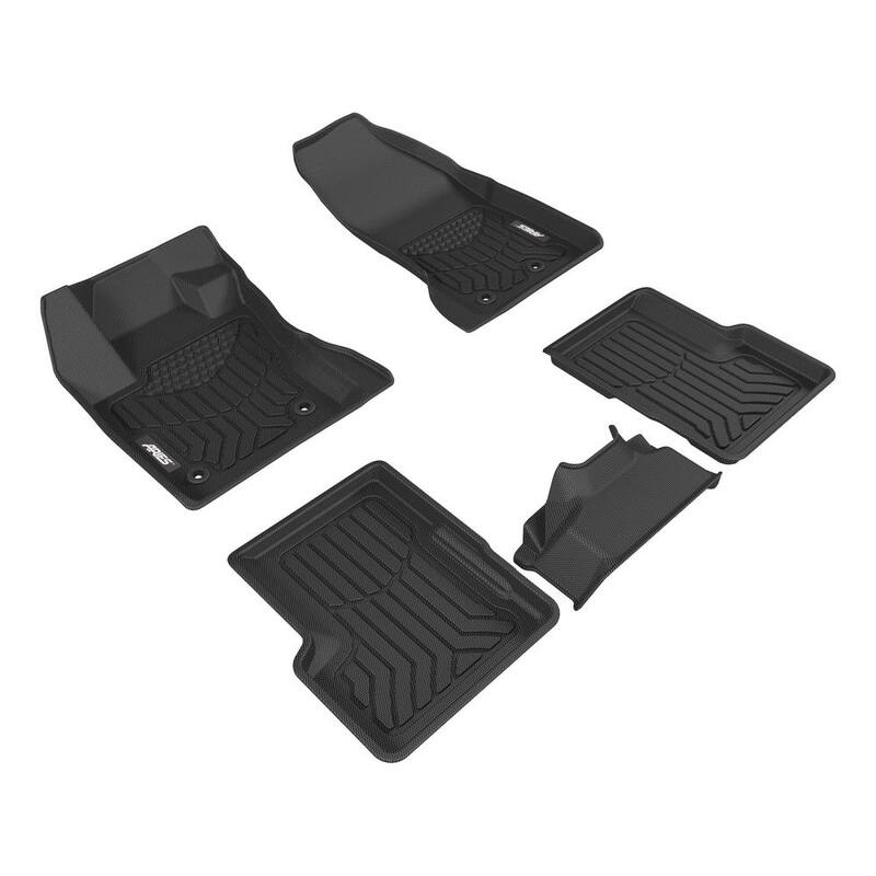 Aries StyleGuard XD Black Custom Heavy Duty Floor Liners, Select Jeep Renegade, 1st and 2nd Row - 2808109
