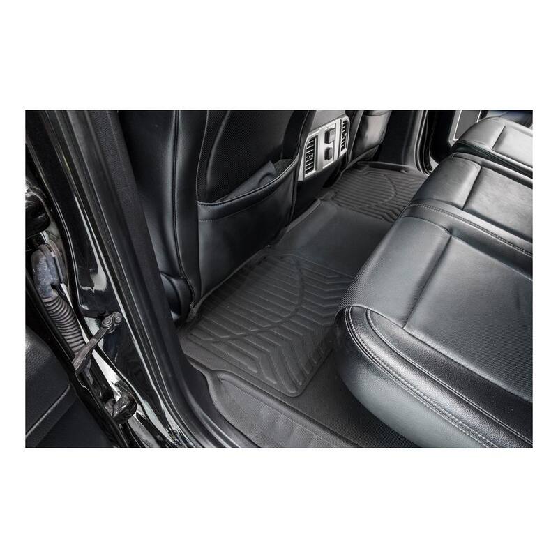 Aries StyleGuard XD Black Custom Heavy Duty Floor Liners, Select Jeep Wrangler JL Unlimited, 1st and 2nd Row - 2808509