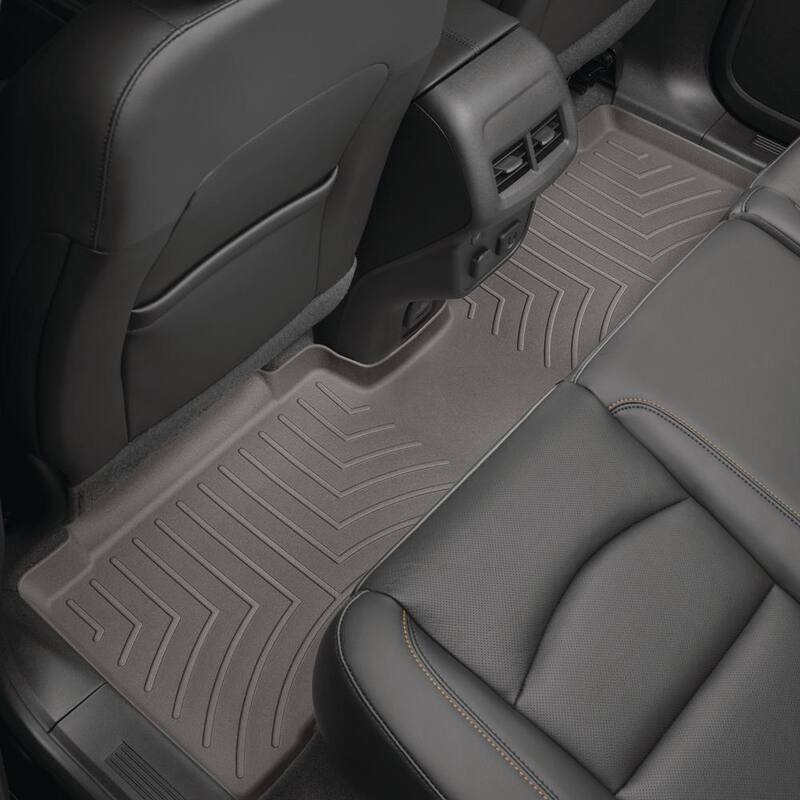 WeatherTech Cocoa Rear Floorliner/Chevrolet/Silverado 1500/2014 - 2015 Fits with Oem Rear Under Seat Storage - 475424