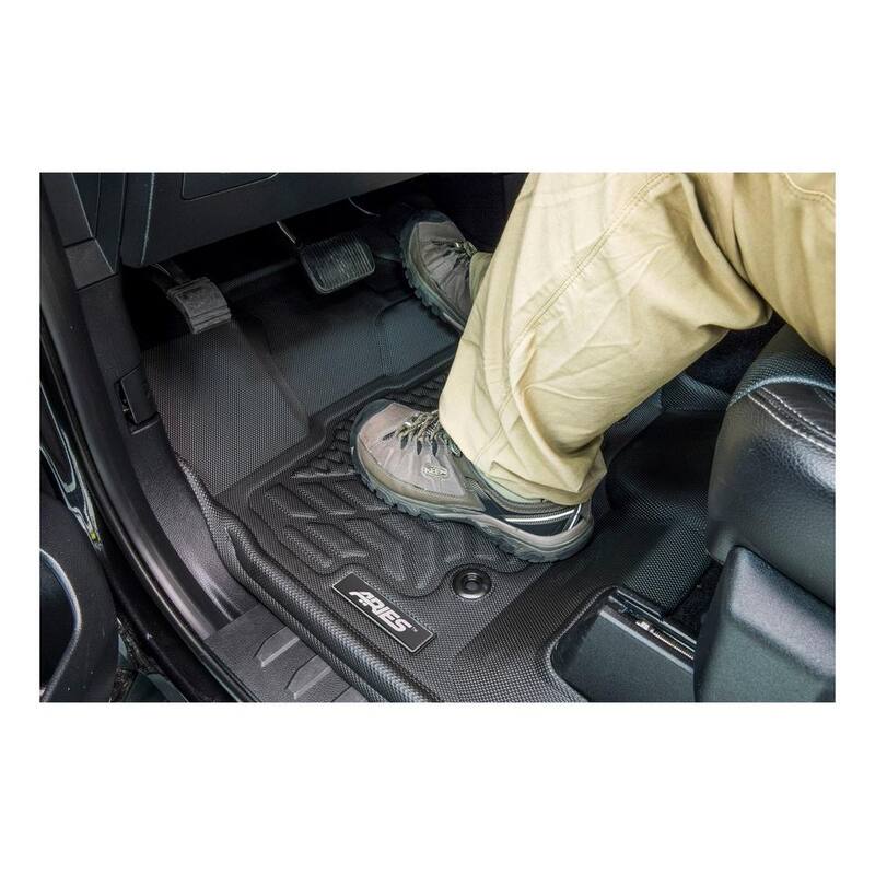 Aries StyleGuard XD Black Custom Heavy Duty Floor Liners, Select Ford Explorer, 1st and 2nd Row - 2802509