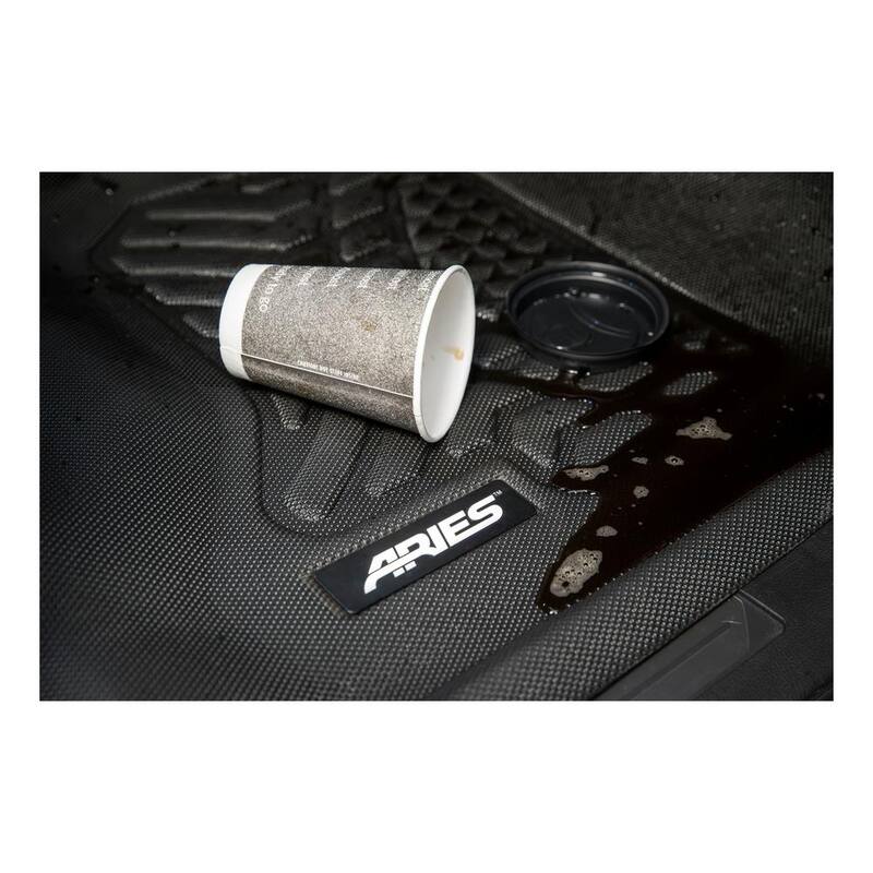 Aries StyleGuard XD Black Custom Heavy Duty Floor Liners, Select Ford Explorer, 1st and 2nd Row - 2802509