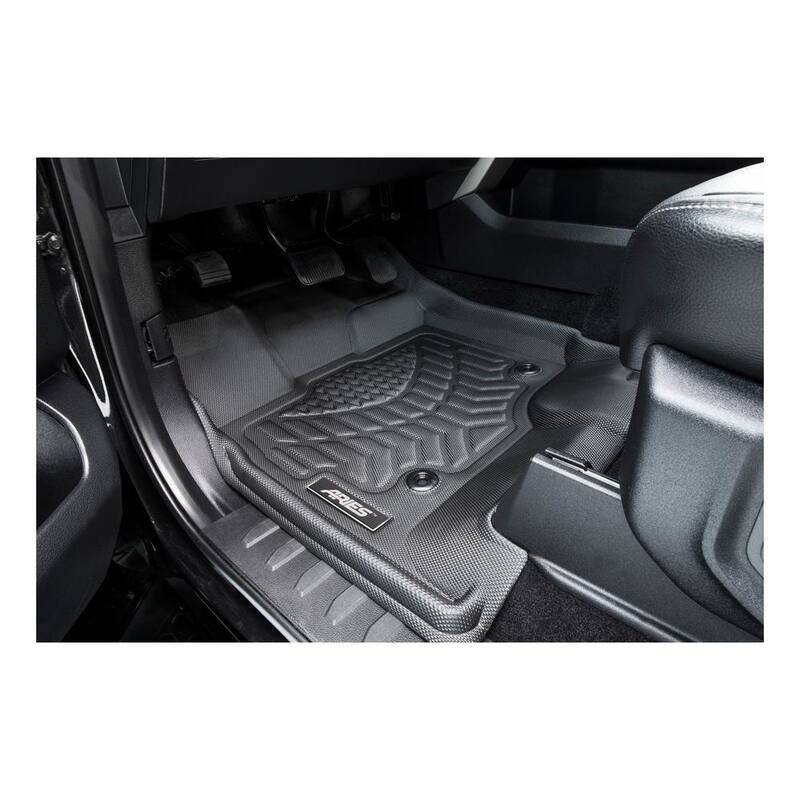 Aries StyleGuard XD Black Custom Heavy Duty Floor Liners, Select Ford Explorer, 1st and 2nd Row - 2802509