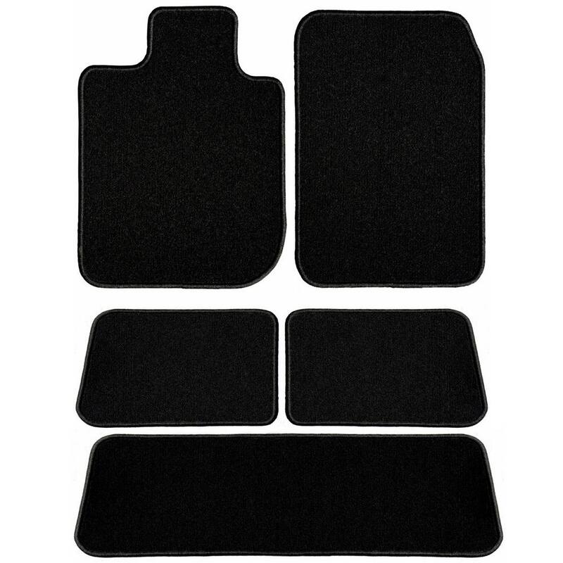 GGBAILEY Ford Explorer Black Classic Carpet Car Mats/Floor Mats, Custom Fit For 2015-2019 (5-Piece) - D51117-LSB-BLK-LP