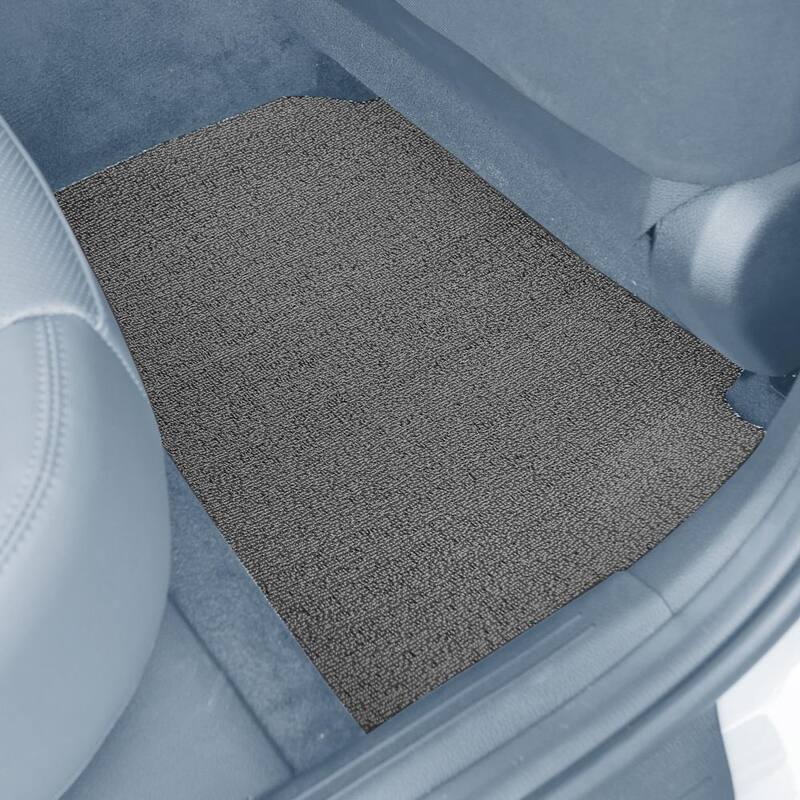 FH Group DIY Ultra Waterproof Trimmable Non-Slip Vinyl Floor Mats Solid Gray - DMF12021-SGRAY