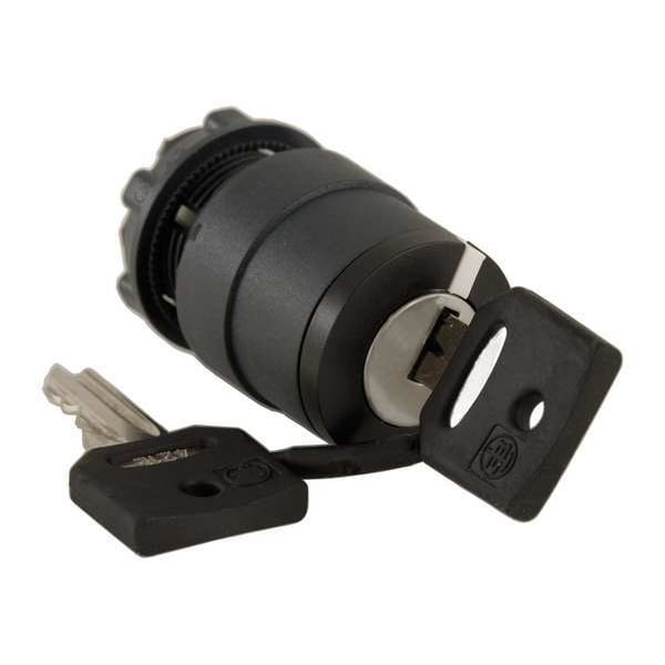 Schneider Electric Selector Switch No Iluminado, 22mm, 3 Posiciones, Con Llave - ZB5AG012