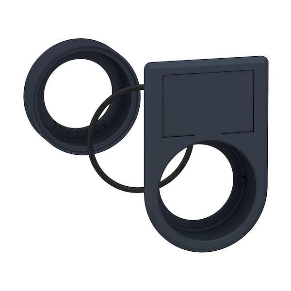 Kit de montaje empotrado Schneider Electric, Harmony XB5, kit de montaje de 30 mm para interruptores selectores y botones de presión iluminados de 22 mm, de plástico, con leyenda de 2 líneas - ZB5AZ026