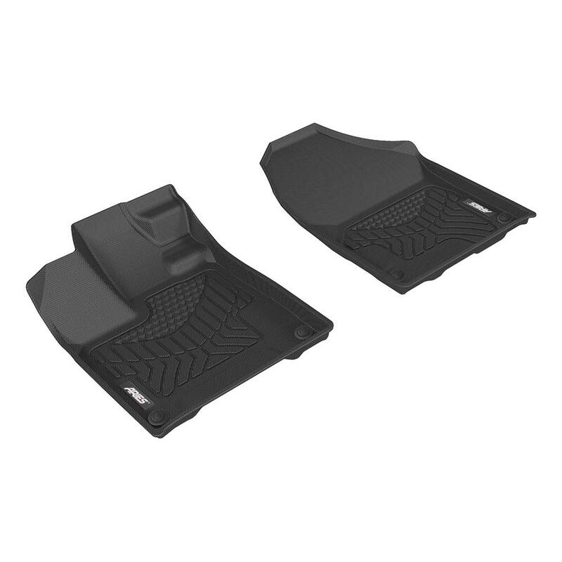 Aries StyleGuard XD Black Custom Heavy Duty Floor Liners, Select Honda Pilot, Ridgeline, 1st Row Only - HD07311809