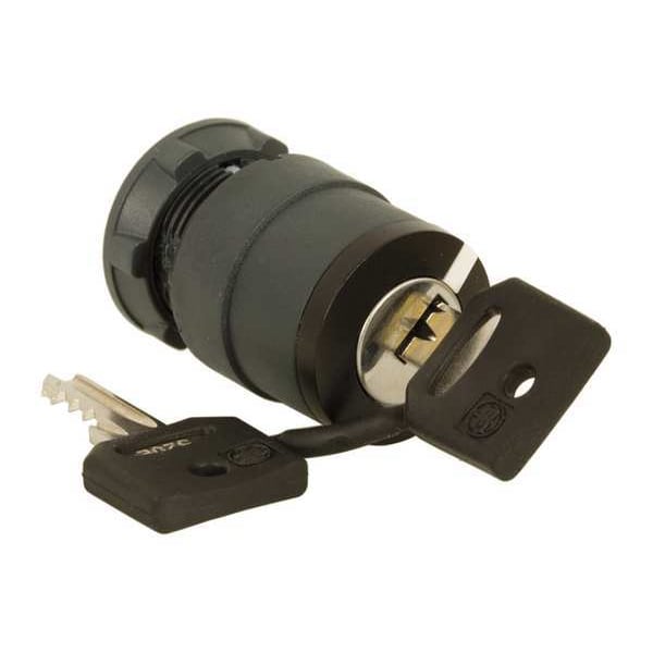 Selector No Luminoso Schneider Electric, 22mm, 2 Posiciones, Con Llave - ZB5AG214