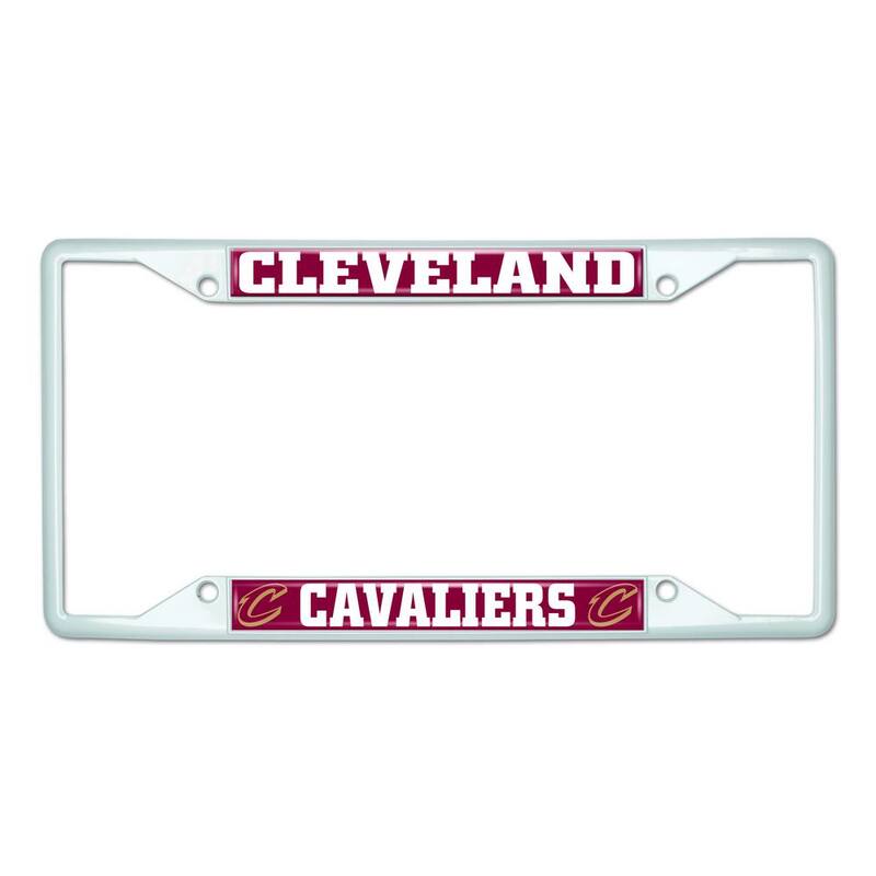 FANMATS Universal Fit NBA - Cleveland Cavaliers License Plate Frame - White - 44128