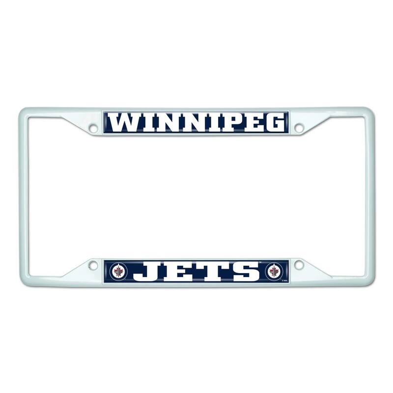 FANMATS Universal Fit NHL - Winnipeg Jets License Plate Frame - White - 43974