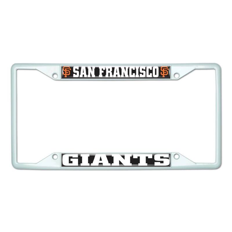 FANMATS Universal Fit MLB - San Francisco Giants License Plate Frame - White - 43843