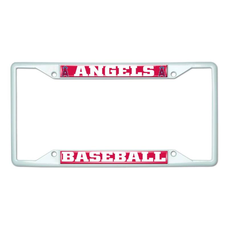 FANMATS Universal Fit MLB - Los Angeles Angels License Plate Frame - White - 43842