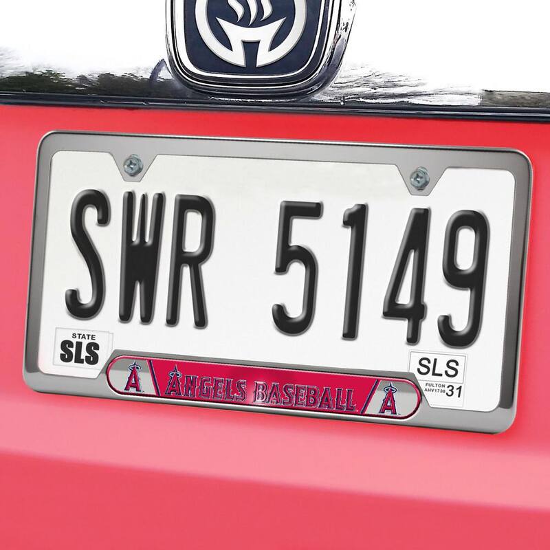 FANMATS Los Angeles Angels Embossed License Plate Frame 6.25in x 12.25in - 63372