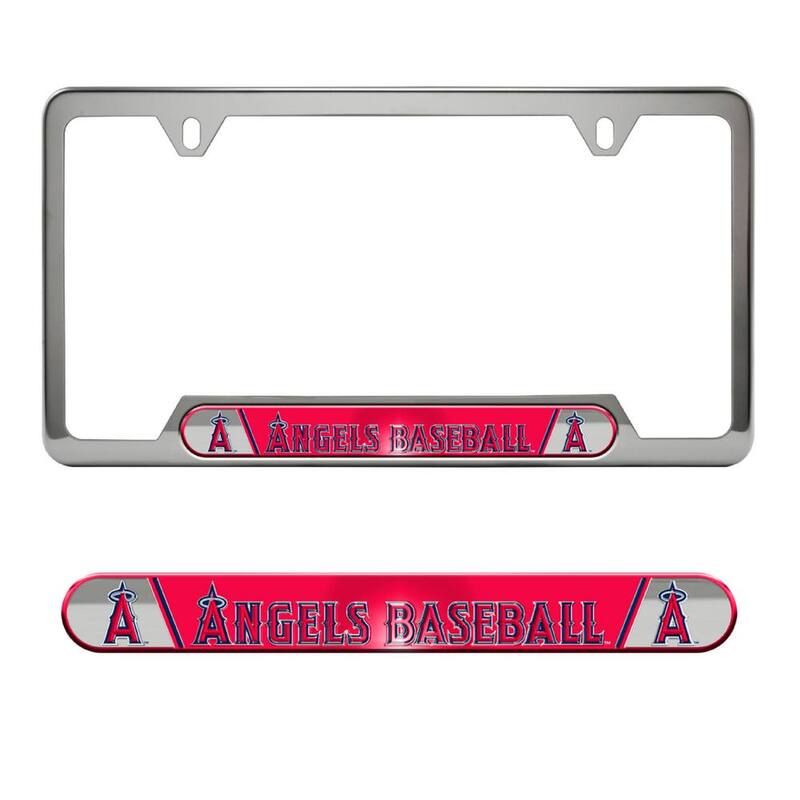 FANMATS Los Angeles Angels Embossed License Plate Frame 6.25in x 12.25in - 63372