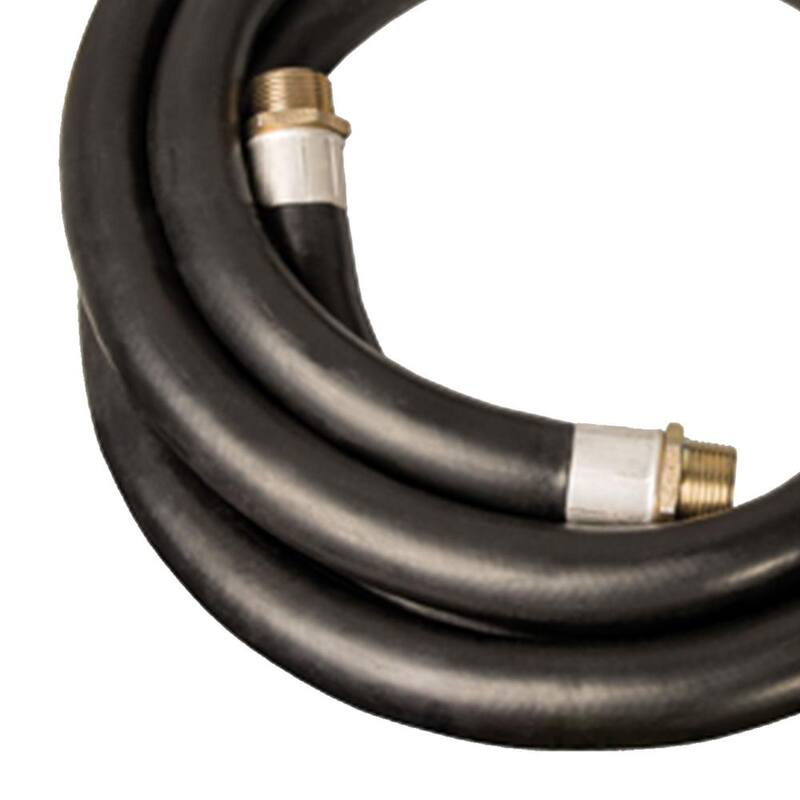 Apache 98108468 Nitrile Rubber 3/4 Inch Diameter 20 Foot Length 60 PSI Farm Fuel Transfer Hose - APACHE-98108468