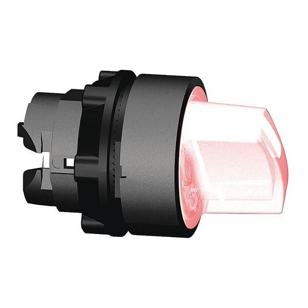 Interruptor selector iluminado Schneider Electric, 2 posiciones, 22mm, amarillo - ZB5AK1453