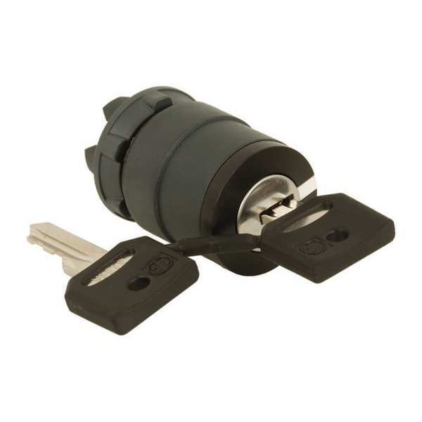 Schneider Electric Interruptor Selectivo No Iluminado, 22mm, 2 Posiciones, Con Llave - ZB5AG420