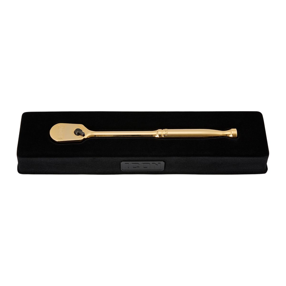 Llave de trinquete chapada en oro de la edición especial profesional de 3/8 pulg. de Icon - 56907.