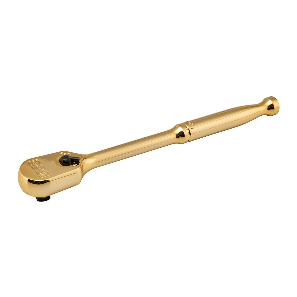 Llave de trinquete chapada en oro de la edición especial profesional de 3/8 pulg. de Icon - 56907.