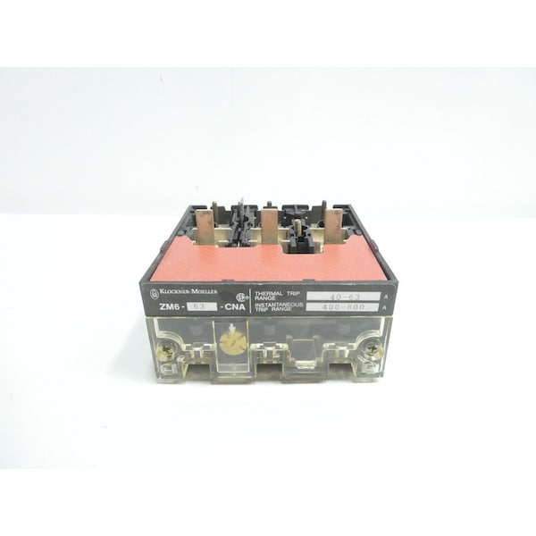 Klockner Moeller Circuit Breaker Trip Unit, 800A, 3 Poles - ZM6-63-800-CNA