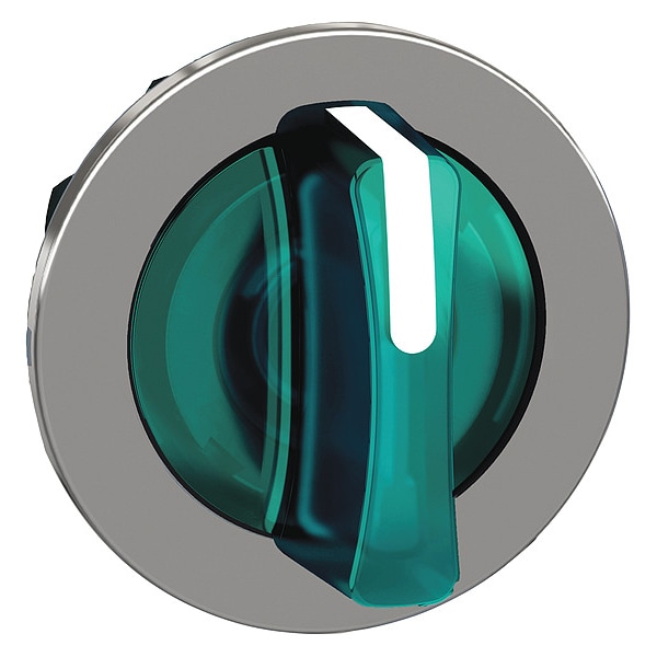 Schneider Electric ShortHandSelectSwtch, Iluminado, Verde, 3 Posiciones, 30mm - ZB4FK1333