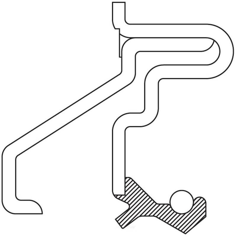 National Automatic Transmission Output Shaft Seal - 710540