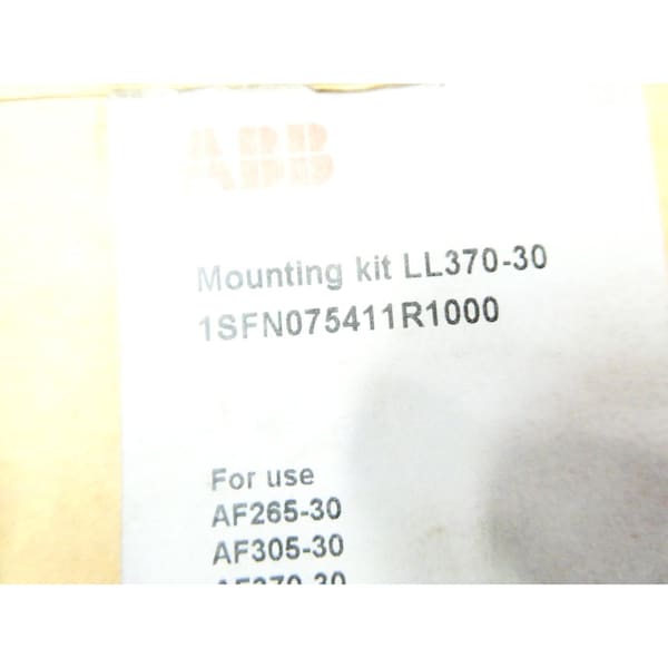 Abb MOUNTING KIT CIRCUIT BREAKER PARTS AND ACCESSORY - LL370-30