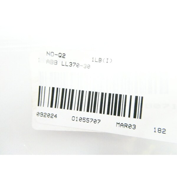 Abb MOUNTING KIT CIRCUIT BREAKER PARTS AND ACCESSORY - LL370-30