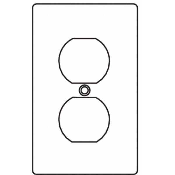 Killark Weatherproof Cover, 1 Gang, Aluminum, Duplex Receptacle Cover - 1FAC