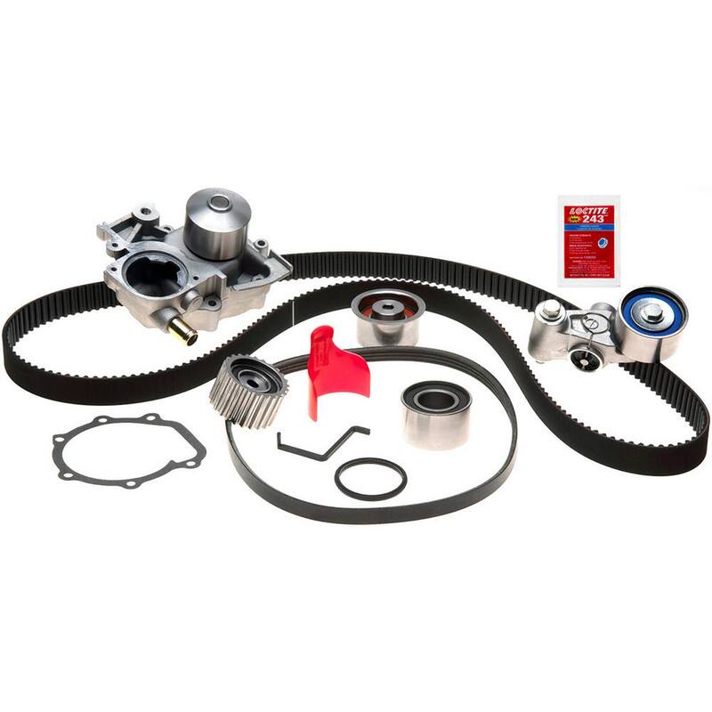 Gates PowerGrip Premium OE Timing Belt Component Kit w/Water Pump - TCKWP304ASF