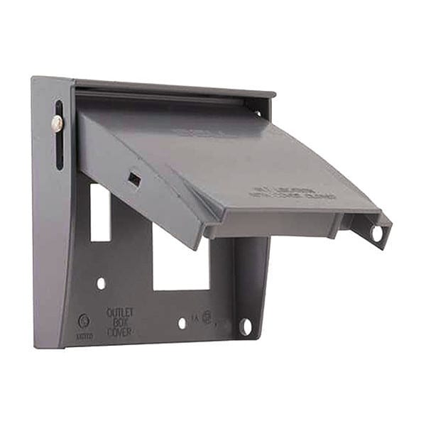 Bell Outdoor Extension, 2 Gangs, Aluminum, Cover Box Type - 5043-0