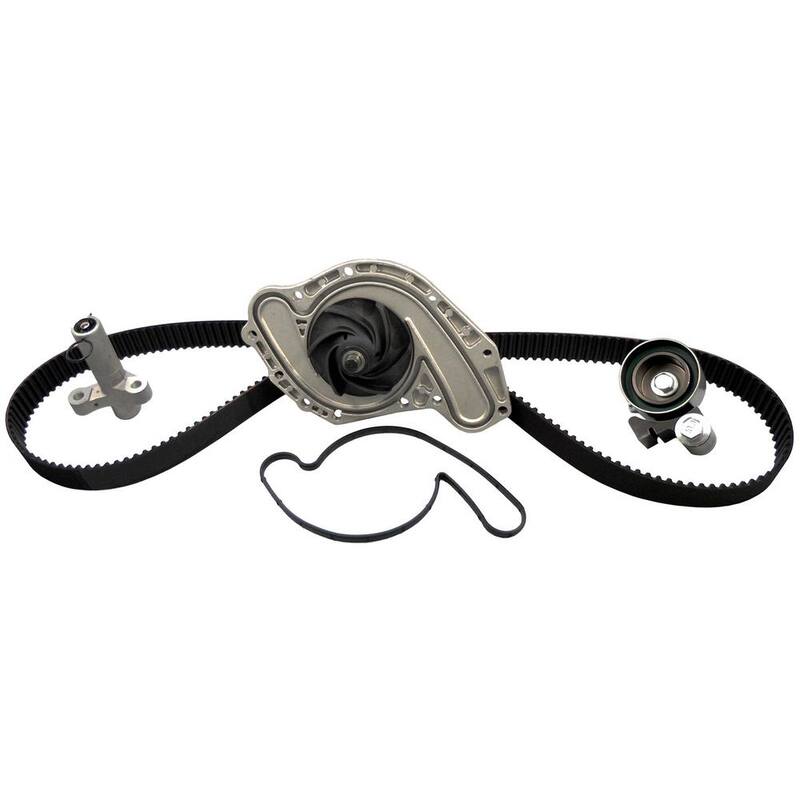 Gates PowerGrip Premium OE Timing Belt Component Kit w/Water Pump - TCKWP295D