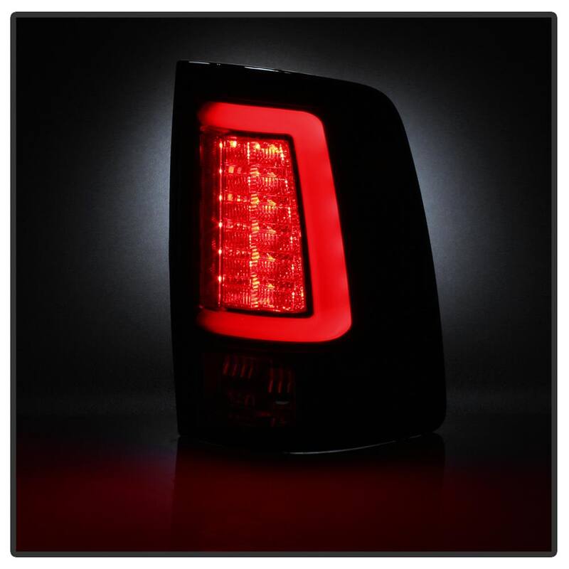 Spyder Auto Dodge Ram 1500 13-18 / Ram 2500/3500 13-18 LED Tail Lights -( Not Compatible With Incandescent Model ) - Black Smoke - 5084064