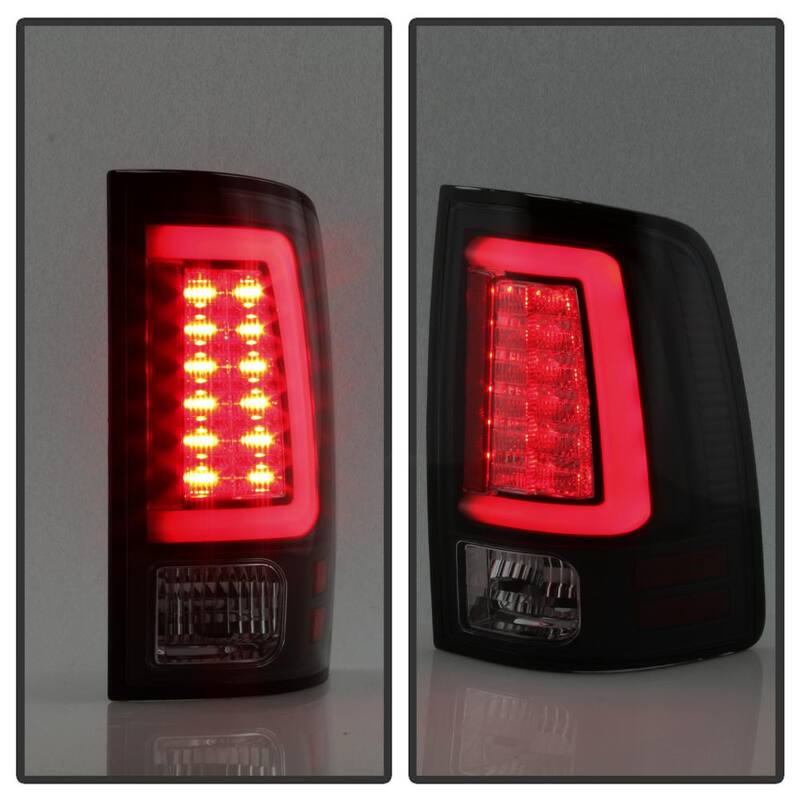 Spyder Auto Dodge Ram 1500 13-18 / Ram 2500/3500 13-18 LED Tail Lights -( Not Compatible With Incandescent Model ) - Black Smoke - 5084064