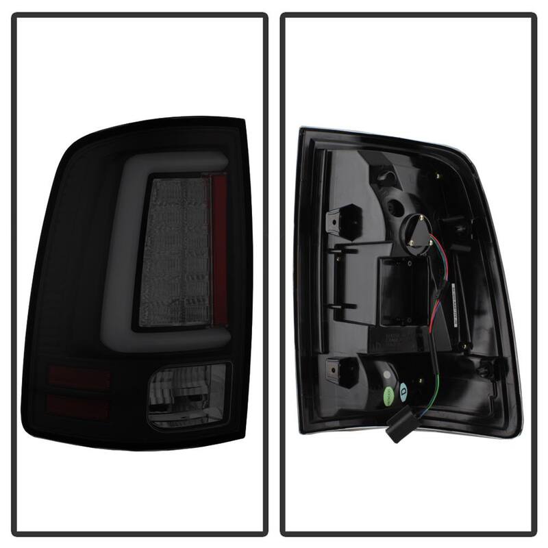 Spyder Auto Dodge Ram 1500 13-18 / Ram 2500/3500 13-18 LED Tail Lights -( Not Compatible With Incandescent Model ) - Black Smoke - 5084064
