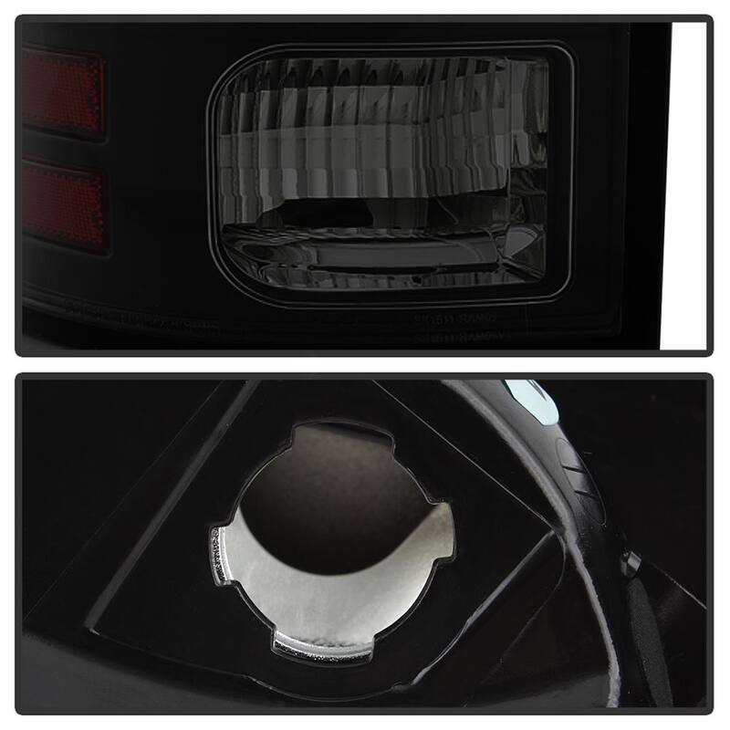 Spyder Auto Dodge Ram 1500 13-18 / Ram 2500/3500 13-18 LED Tail Lights -( Not Compatible With Incandescent Model ) - Black Smoke - 5084064