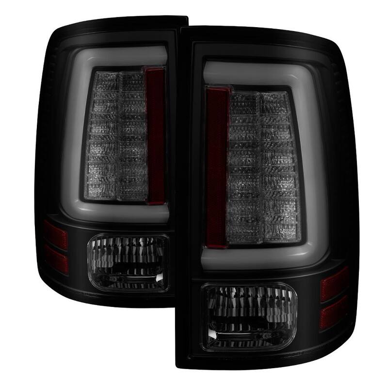 Spyder Auto Dodge Ram 1500 13-18 / Ram 2500/3500 13-18 LED Tail Lights -( Not Compatible With Incandescent Model ) - Black Smoke - 5084064