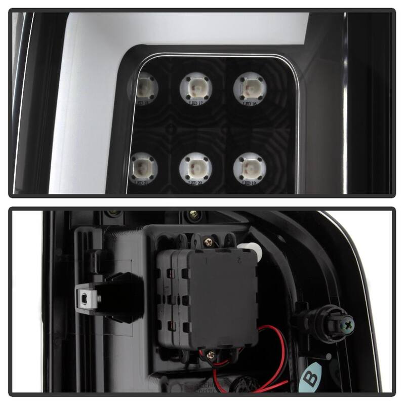 Spyder Auto Chevy Colorado 2015-2017 LED Tail Lights - Black - 5084576