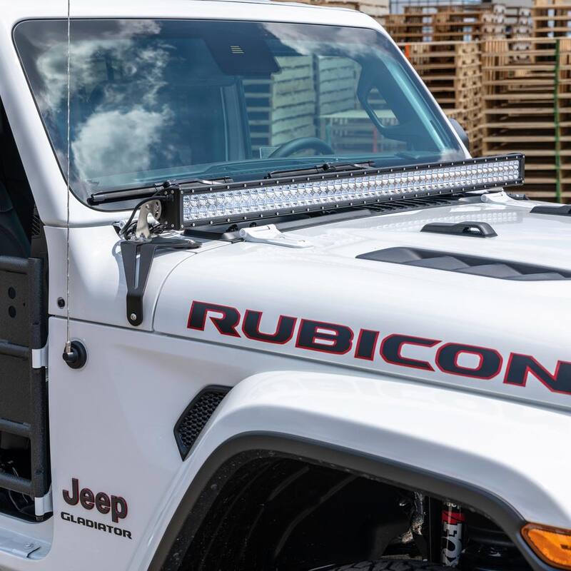 Aries Jeep Wrangler JL, Gladiator Windshield Light Bar and Brackets - 1501306